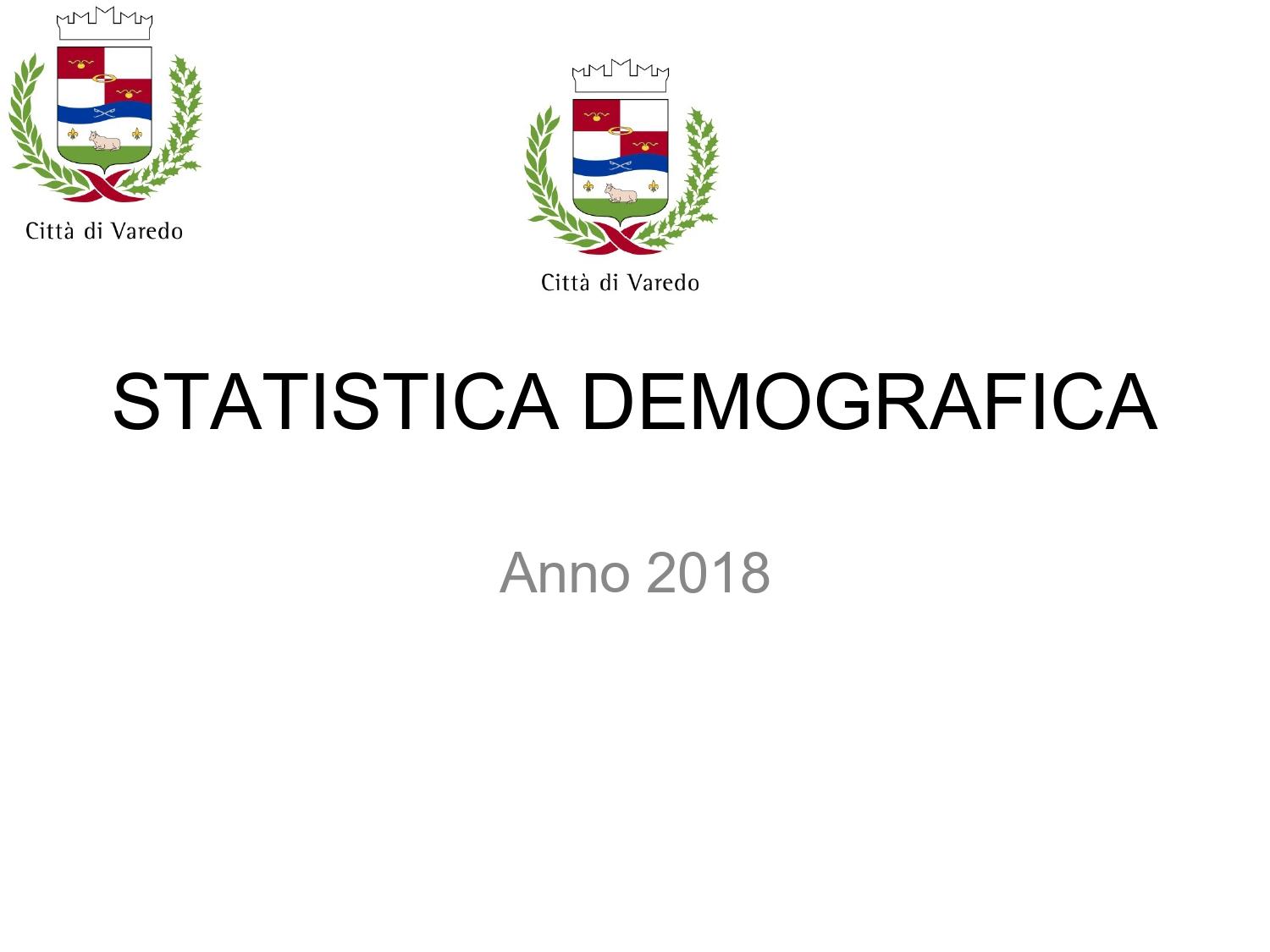 Statistica Demografica 2018